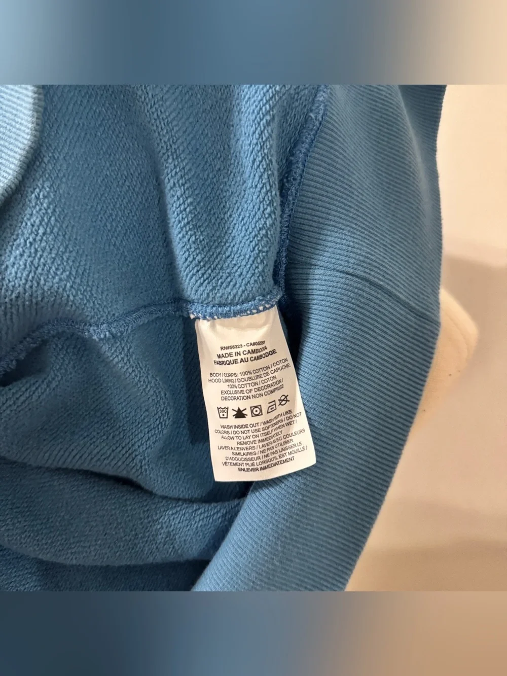 Thick Blue Nike Hoodie